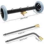 5000PSI car chassis high pressure washer 16 inch electric car washing locomotive bottom water broom with 2 extension rods - AliExpress 34 - Image 4