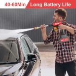 Electric High Pressure Washer 21V 60bar Cordless Portable Car Wash Spray Water Gun Outdoor Cleaner Machine Car Washing Tool - AliExpress 34 - Image 5