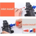 EAFC 12V Car Washer Pump High Pressure Car Electric Washer Wash Pump Auto Washing Cleaning Machine Kit Washer Sprayer Garden - AliExpress 34 - Image 4