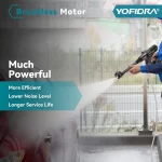 Yofidra 200Bar Brushless High Pressure Car Washer Water Gun 6 IN 1 Cleaning Garden Washing Wash Spray Gun For Makita Battery Pin - Image 4