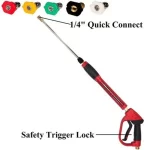 Pure copper high-pressure water gun for car washing, water gun cleaning machine, movable quick insertion cleaning gun - AliExpress 34 - Image 4