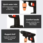 60BAR Wireless High Pressure Car Wash Water Gun Car Washer Self Priming Sustain 300W For Auto Home Garden Cleaning Car Washing - AliExpress 34 - Image 4