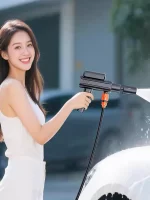 High-pressure water gun for car washing machines, powerful cleaning tool for household electric lithium batteries - AliExpress 34 - Image 3