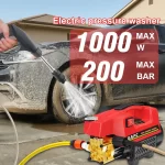 EAFC Car Wash Machine 200 Bar High Power 1000W 220V With Long Gun Machine Car Washer Water Gun Water Efficient cleaning tool - AliExpress 34 - Image 5