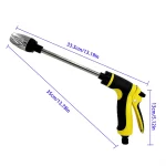 High Pressure Long Pole Car Wash Water Gun, Household Car Wash Tool, Metal Extension Pole, Rubber Coating, Gardening Tool - AliExpress 34 - Image 2