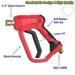 High Pressure Car Washer Gun Kit M22-14mm Quick Connector 5PCS Nozzle Tips Hot - AliExpress 34 - Image 3