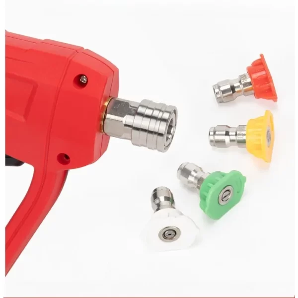 High Pressure Car Washer Gun Kit M22-14mm Quick Connector 5PCS Nozzle Tips Hot - AliExpress 34