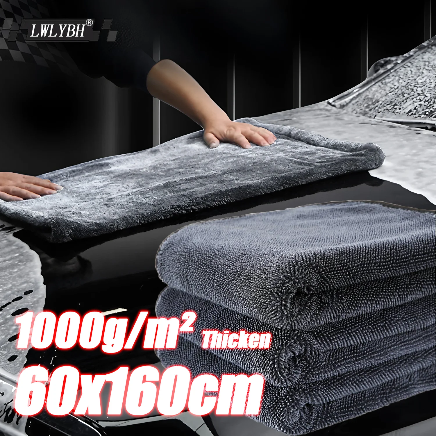 S95a19b9c22ab4774a4250b4fddad9b6dZ.webp Microfiber Car Towel Vehicle Wash Cloth Auto Cleaning Drying Handkerchief Super Absorbent Car Window Glass Wash Towel Supplies - AliExpress 34 - Image 1