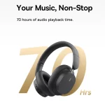 Baseus Bowie D05 Wireless Headphone 3D Spatial Audio Earphone Bluetooth 5.3 Headset 40mm Driver Foldable Over Ear Headphone 70H - AliExpress 44 - Image 3