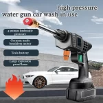 EU Plug High Pressure Electric Washer High Power Household Multifunction Wireless Car Washer for Car&Floor Washing Cleaning Tool - AliExpress 34