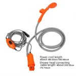 Car Washer Car Washing DC 12V Portable Car Shower with Cigarette Lighter Cleaning Tool Outdoor Camping Travel Shower - AliExpress 34 - Image 2