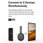Baseus Bowie D05 Wireless Headphone 3D Spatial Audio Earphone Bluetooth 5.3 Headset 40mm Driver Foldable Over Ear Headphone 70H - AliExpress 44 - Image 6