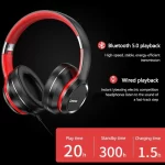 Lenovo HD200 Bluetooth Earphones Over-ear Foldable Computer Wireless Headphones Noise Cancellation HIFI Stereo Gaming Headset - AliExpress 44 - Image 2