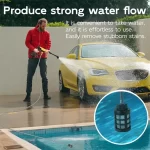 Cordless High Pressure Washer Gun 800W Lithium Battery Car Wash Machine Portable Cleaning Tool For Garden Watering/Floor Washing - AliExpress 34 - Image 4
