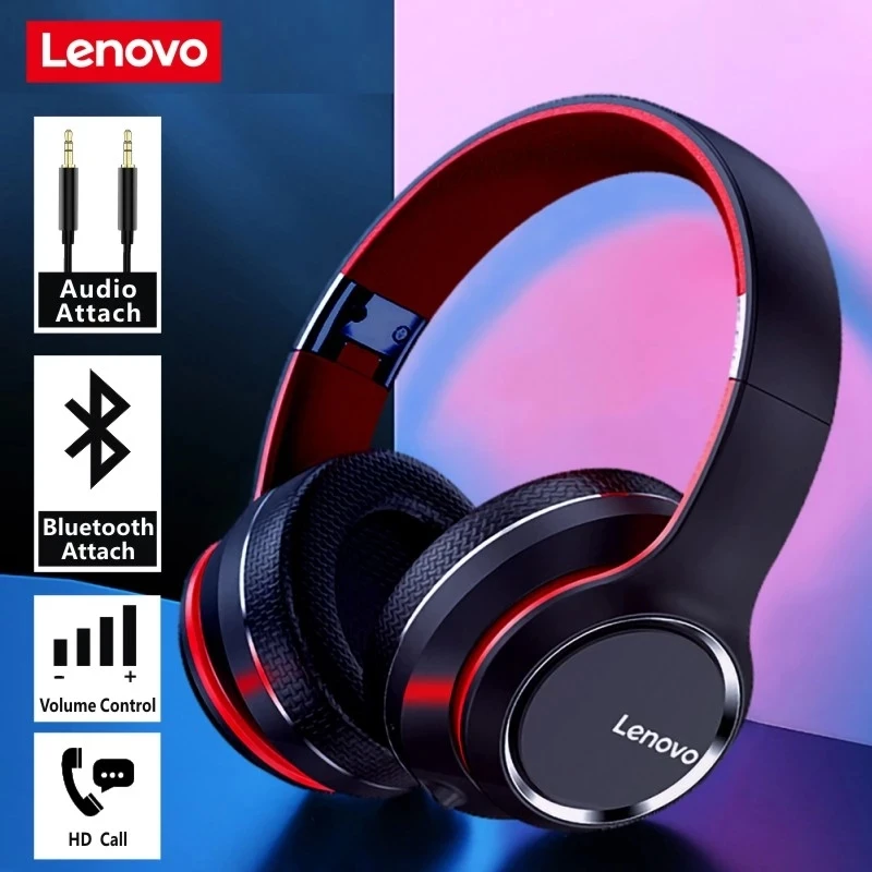 Sda73f9f9480c4339b79d5b0d82f8956a3.webp Lenovo HD200 Bluetooth Earphones Over-ear Foldable Computer Wireless Headphones Noise Cancellation HIFI Stereo Gaming Headset - AliExpress 44 - Image 1