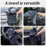 Microfiber Towels Car Vehicle Wash Cloth Auto Cleaning Drying Towel Ultra Fine Fiber Absorbent Car Window Glass Wash Towel - AliExpress 34 - Image 3